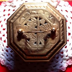 Hampton Brass Cricket/Trinket Box